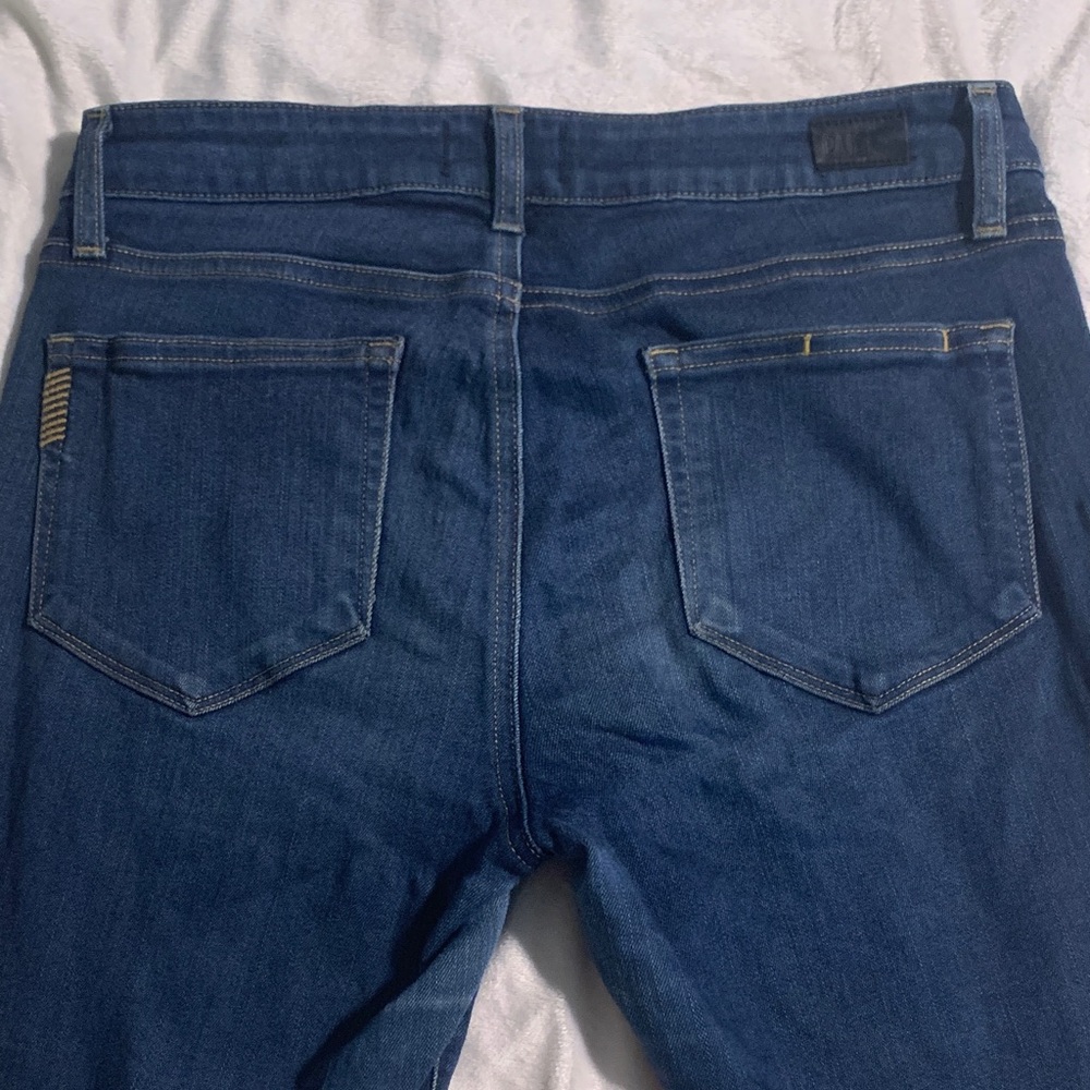 PAIGE Denim Skyline Skinny Sz 29 Classic Indigo Jeans Stretchy